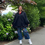 Zip-Up Hoodie - Black *Clearance Sale*