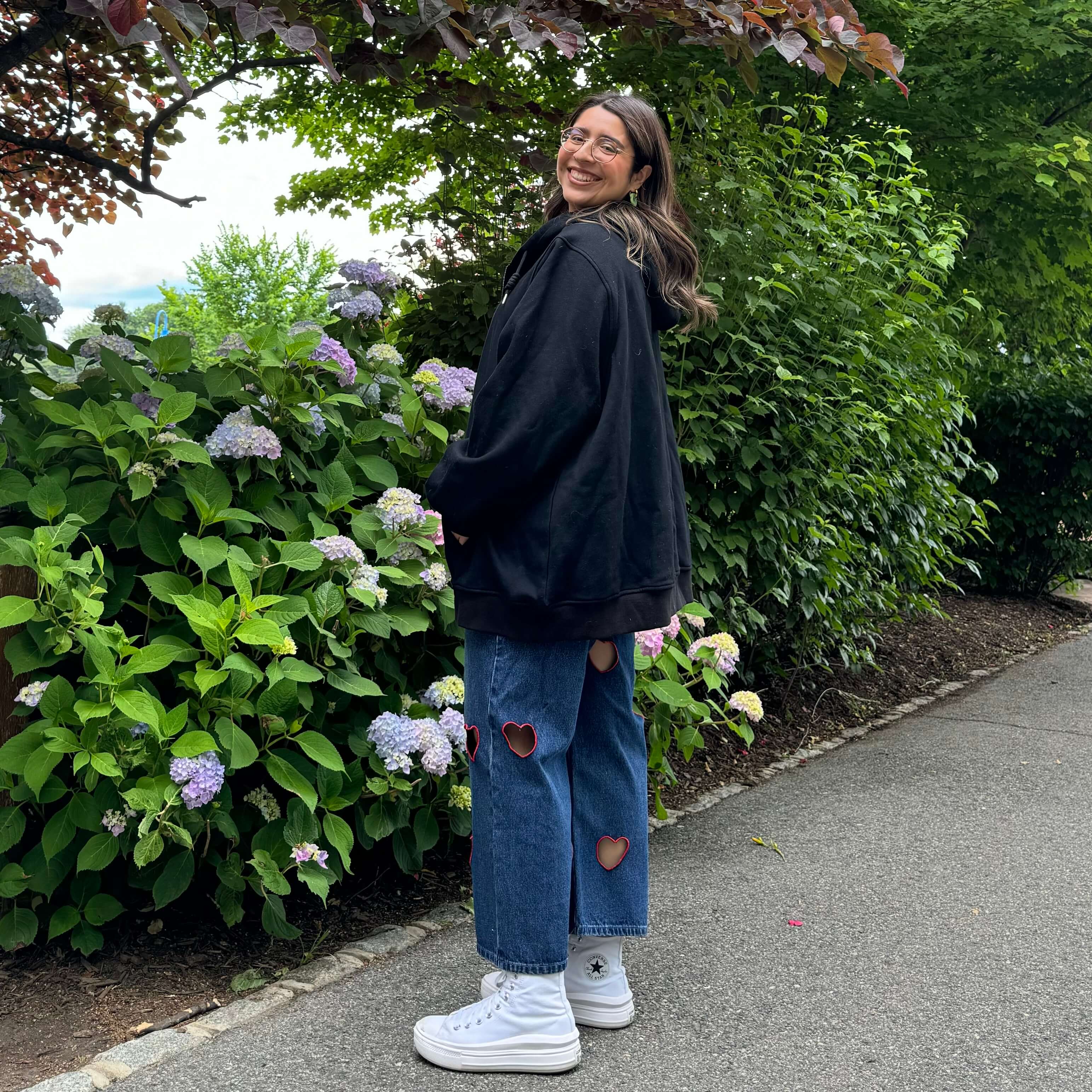 Zip-Up Hoodie - Black *Clearance Sale*