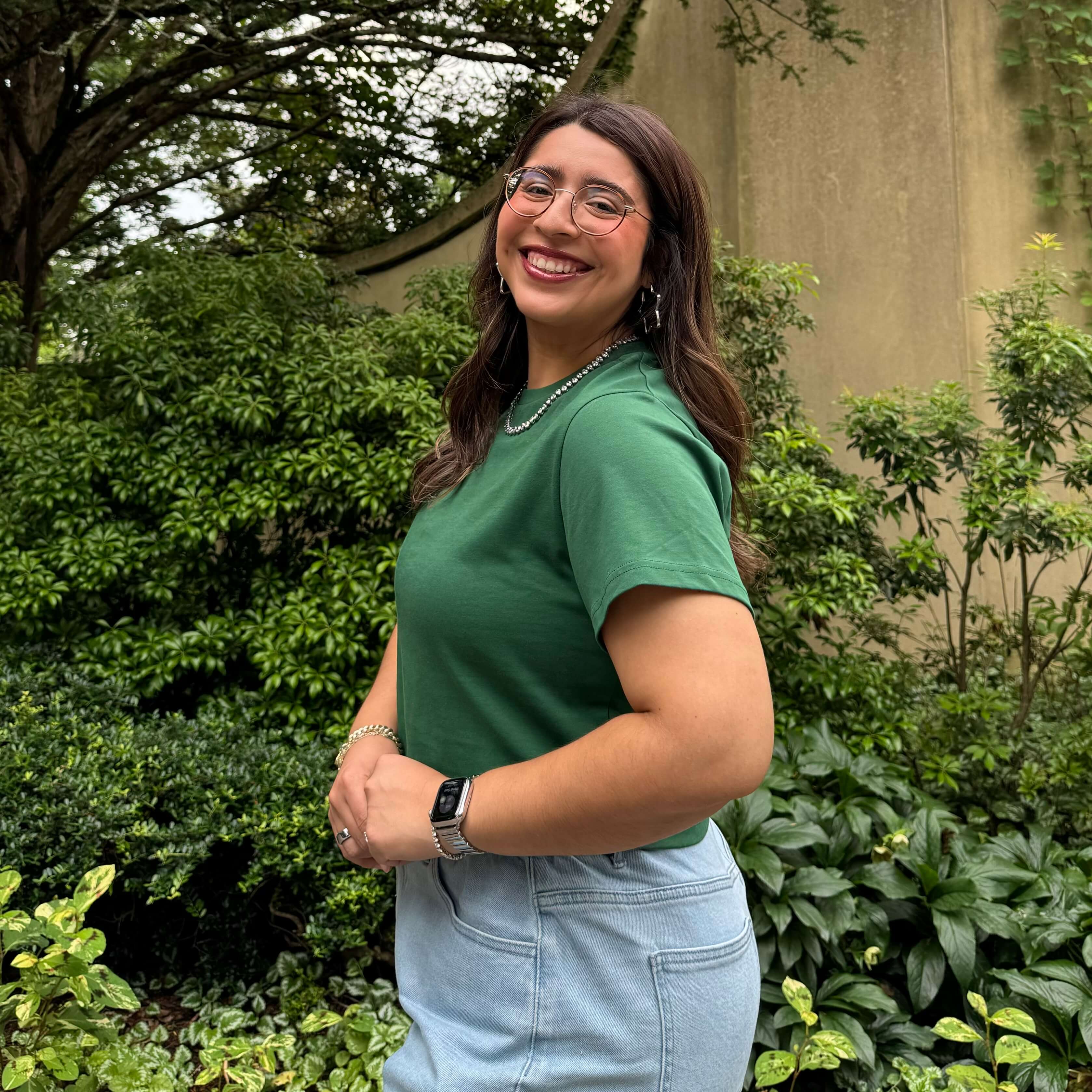 Cropped Tee - Pine *Clearance Sale*