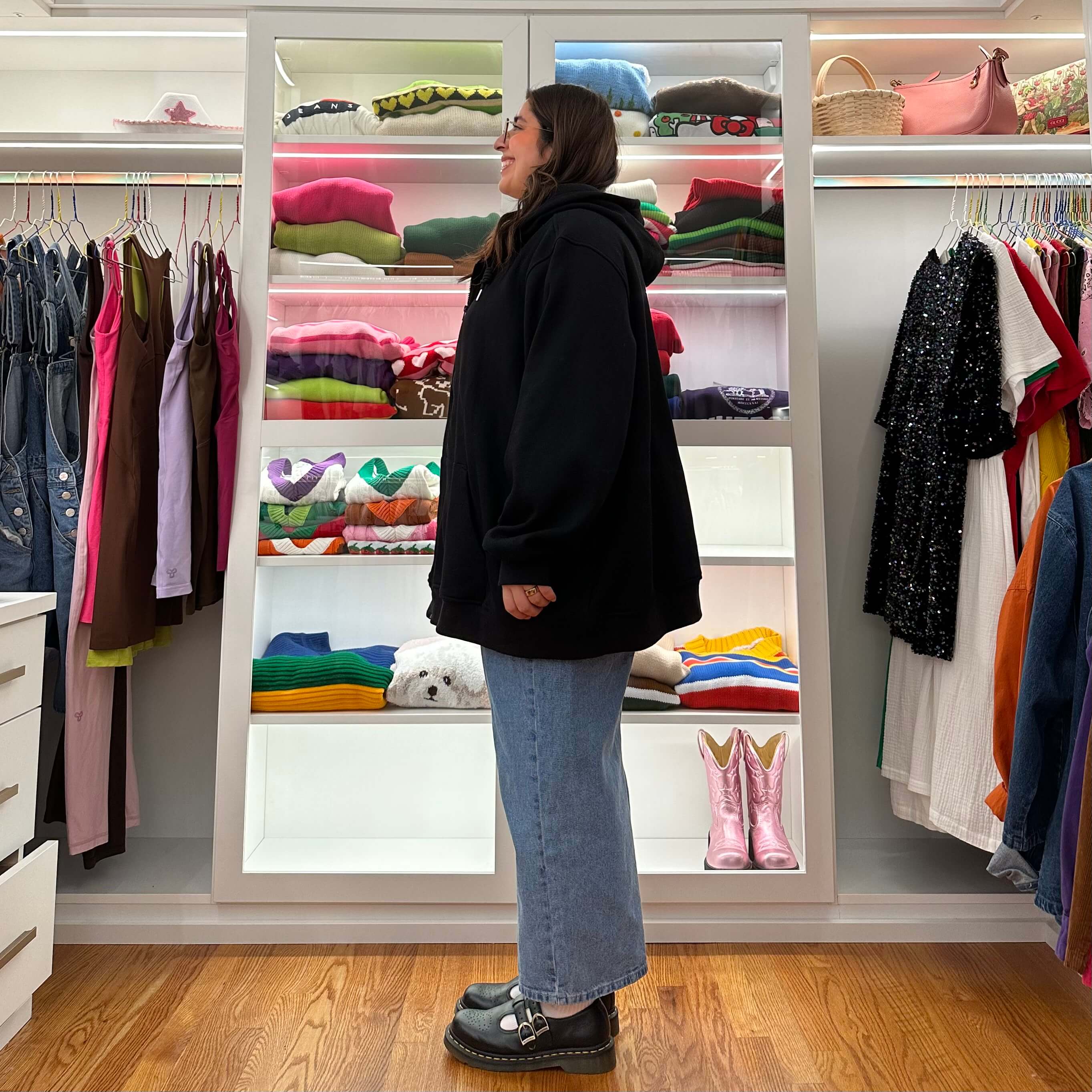 Zip-Up Hoodie - Black *Clearance Sale*