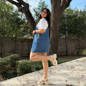 Denim Overall Dress - Medium Wash *Clearance Sale*
