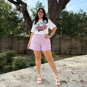 Uptown Girl Shorts - Lavender