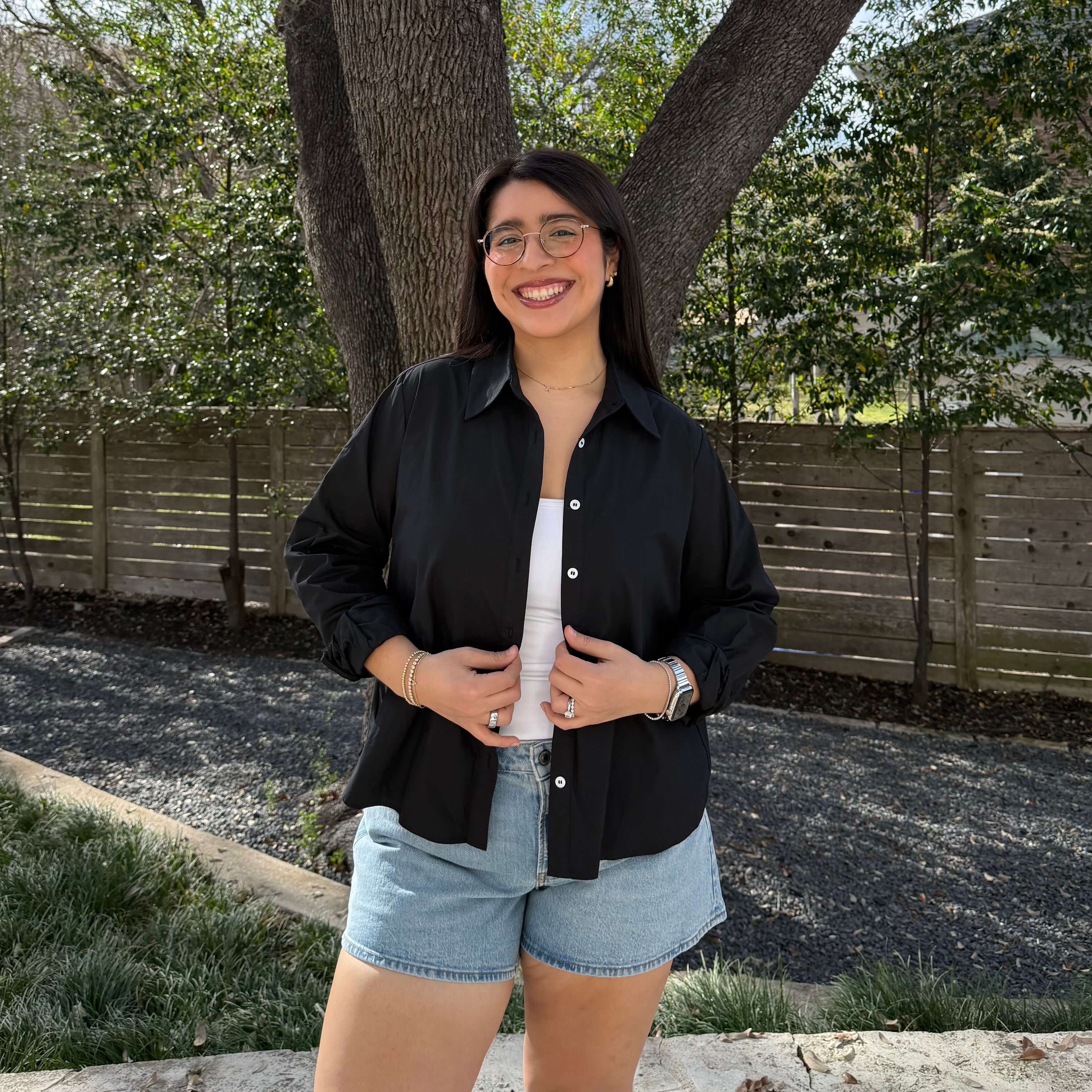 Effortless Button-Up - Black *Clearance Sale*