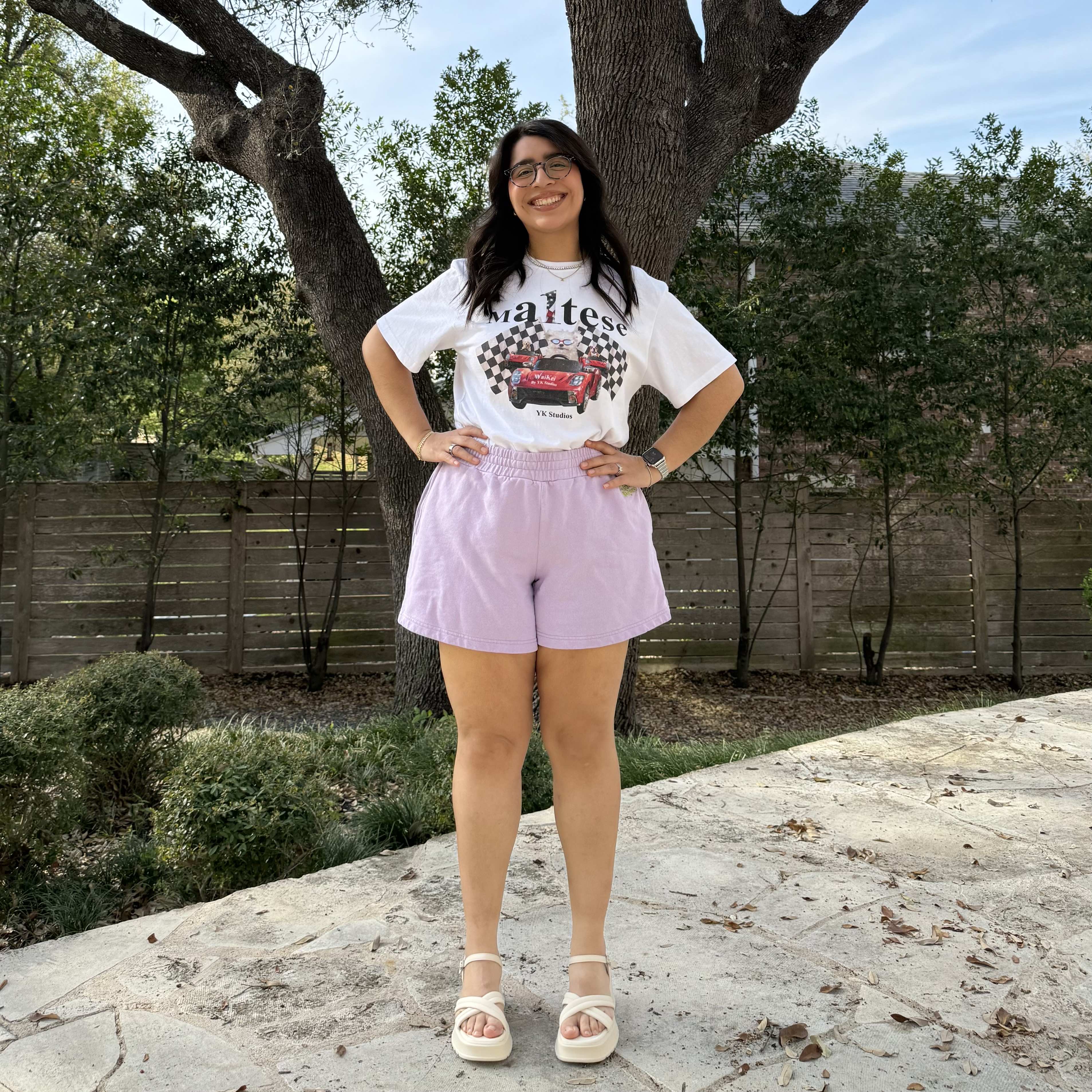 Uptown Girl Shorts - Lavender