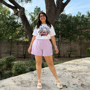 Uptown Girl Shorts - Lavender