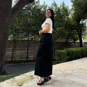 26" Inseam Picnic Pants - Solid Black *Clearance Sale*