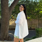 Lightweight Long-Sleeve Button-Up - Tofu