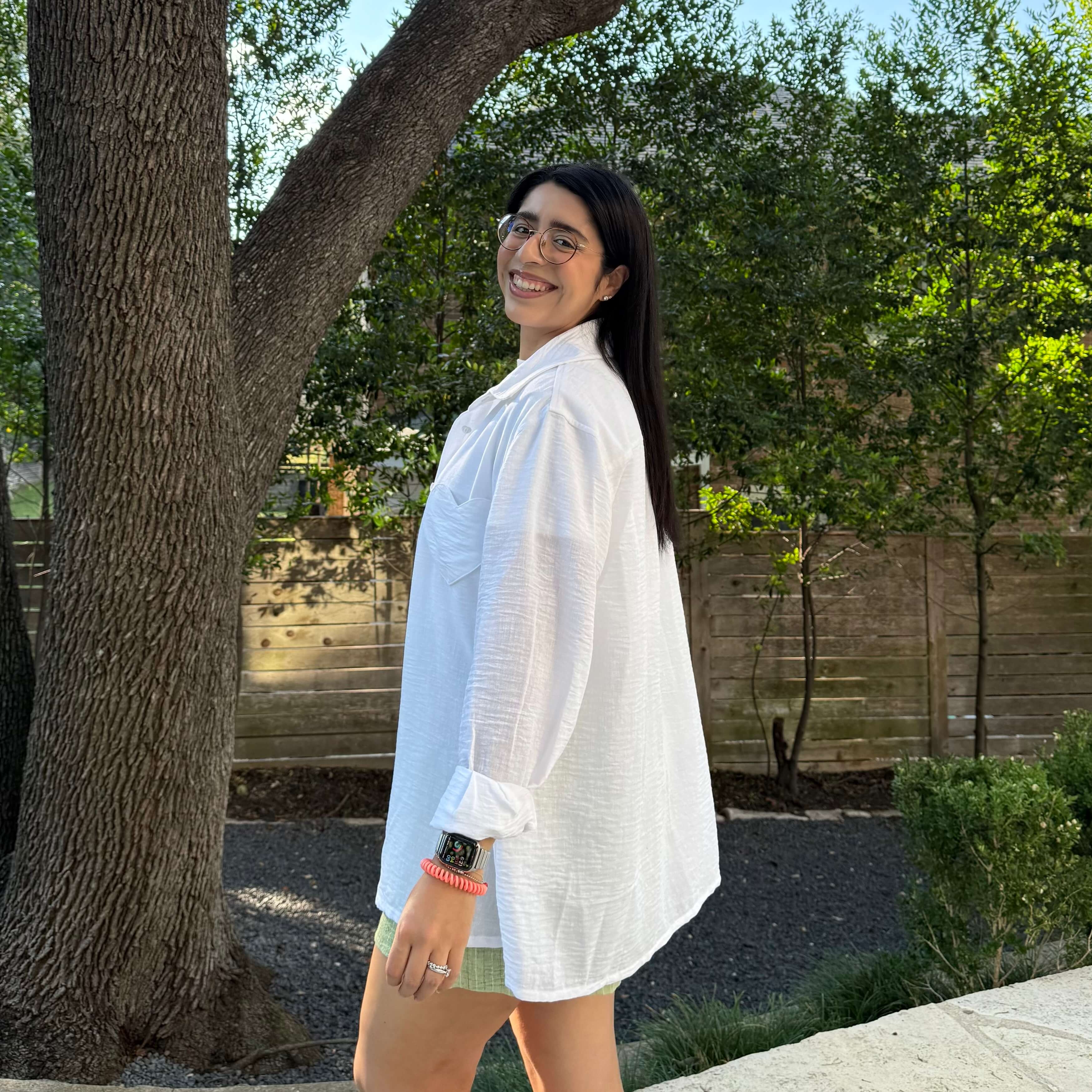 Lightweight Long-Sleeve Button-Up - Tofu