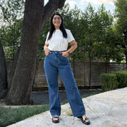 29" Inseam Straight Leg Jeans - Medium Wash *Clearance Sale*