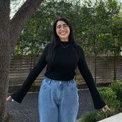 The Lizzie Top - Black *Clearance Sale*