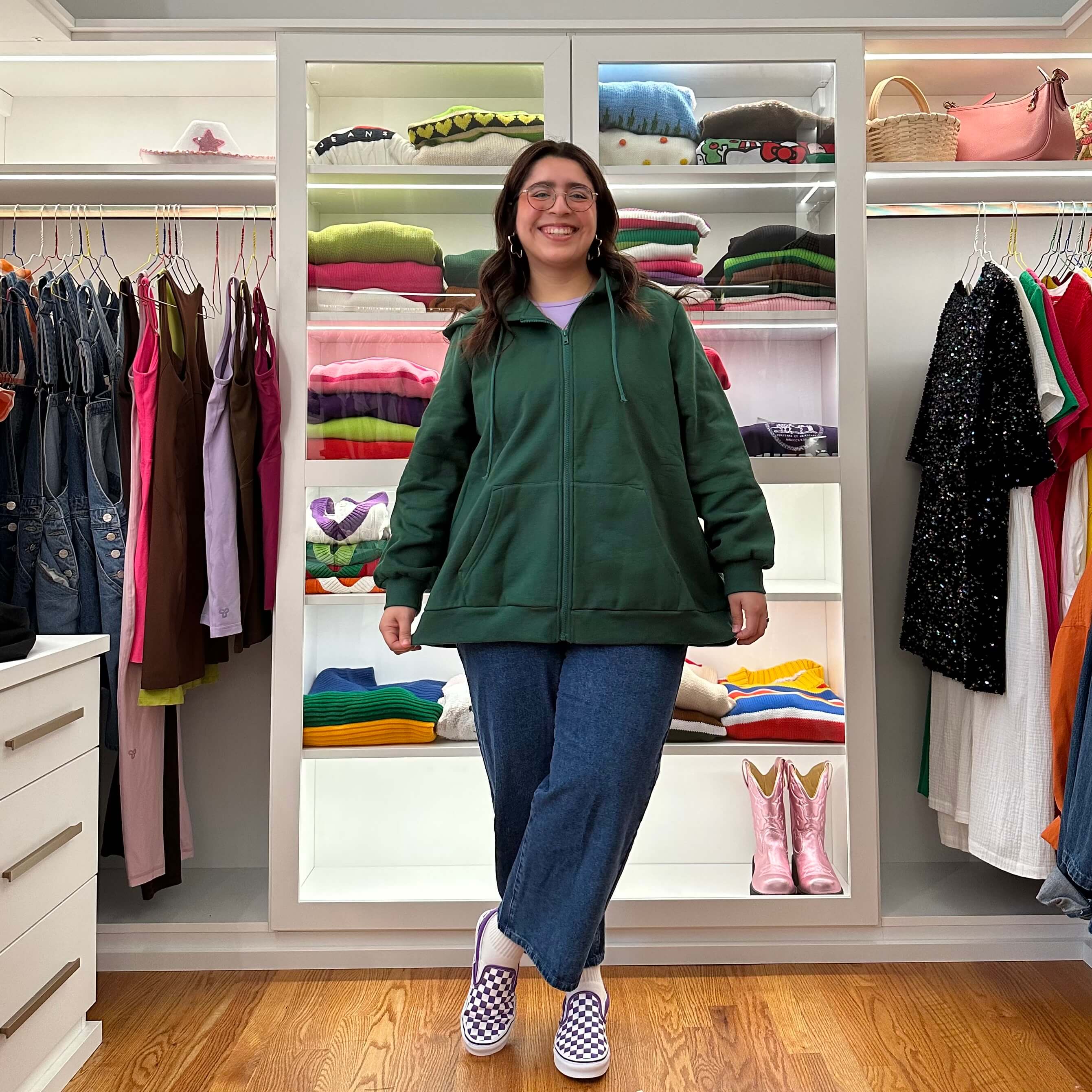 Zip-Up Hoodie - Pine *Clearance Sale*