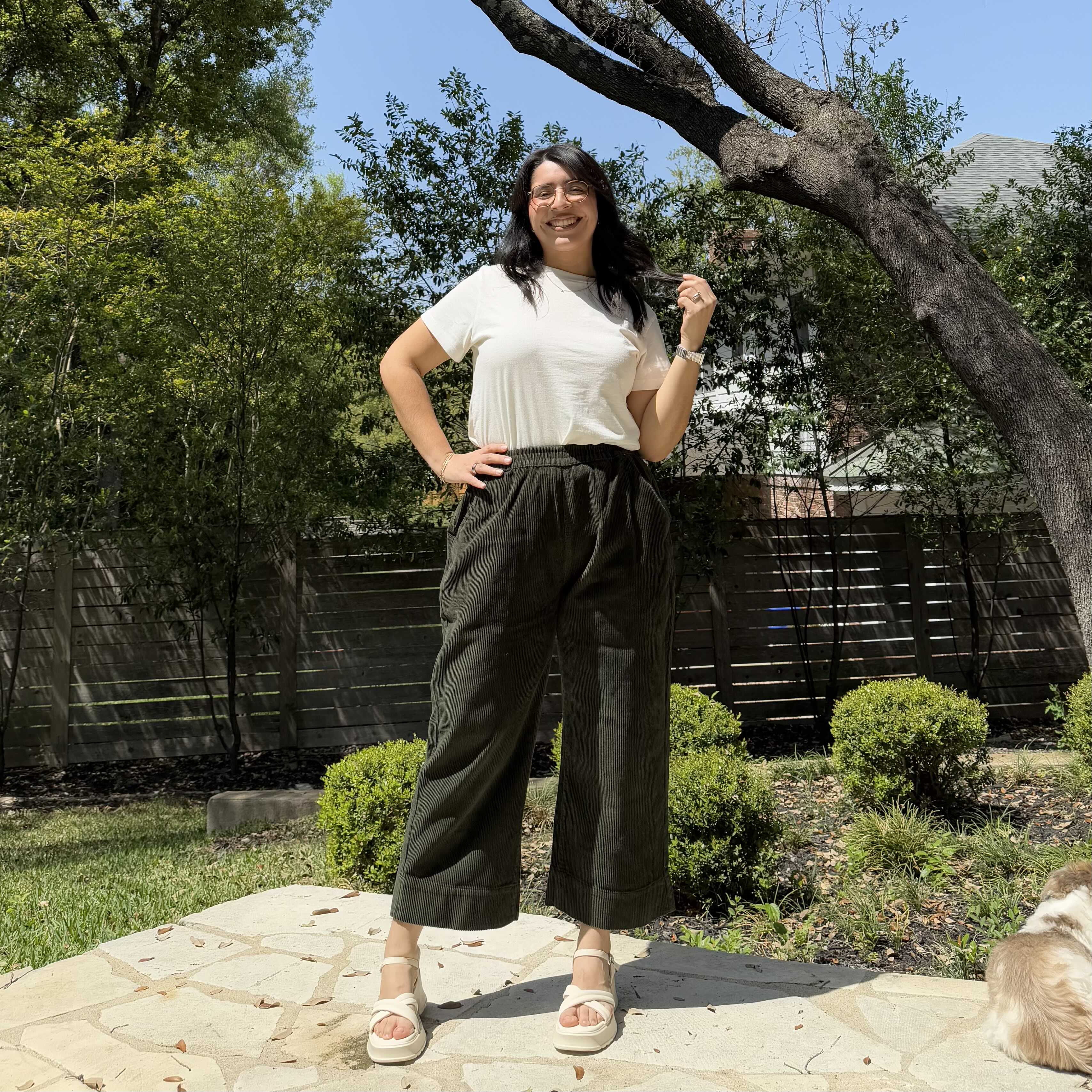 25 Inch Corduroy Pants - Olive