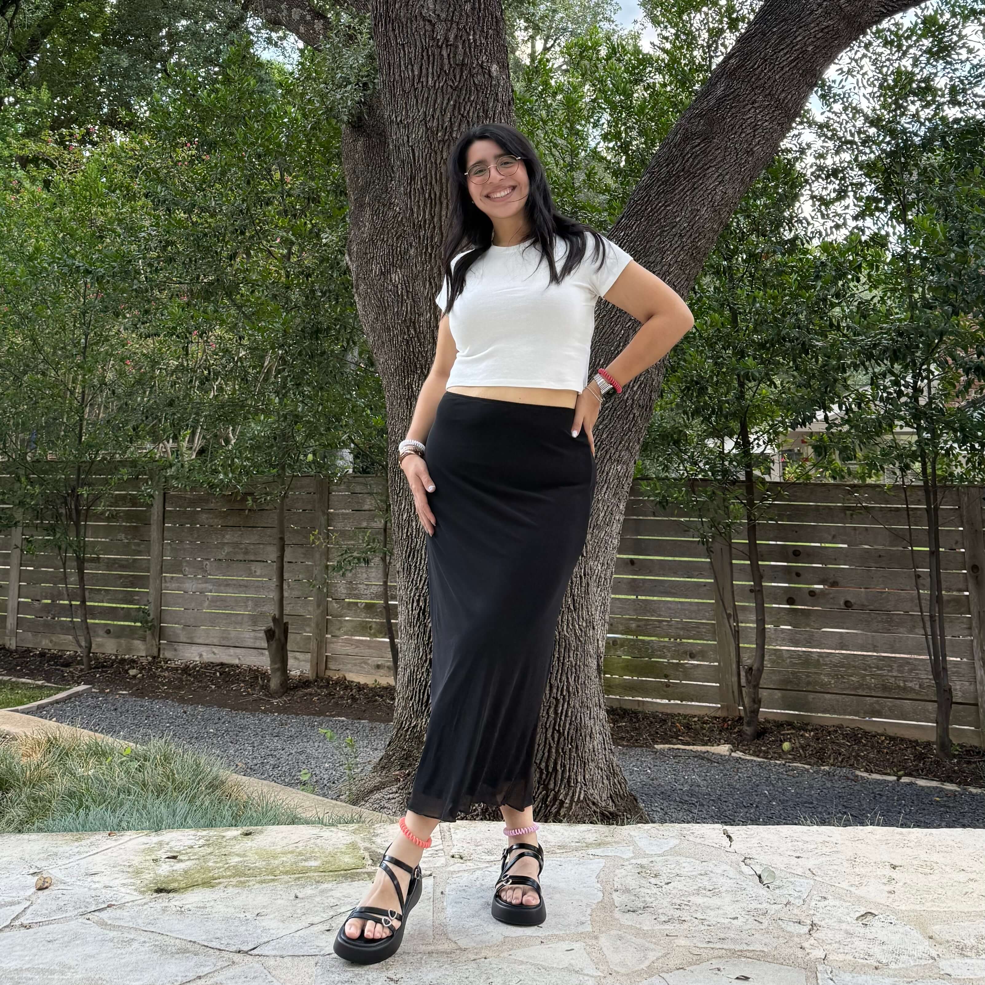 Flora Skirt - Black *Clearance Sale*