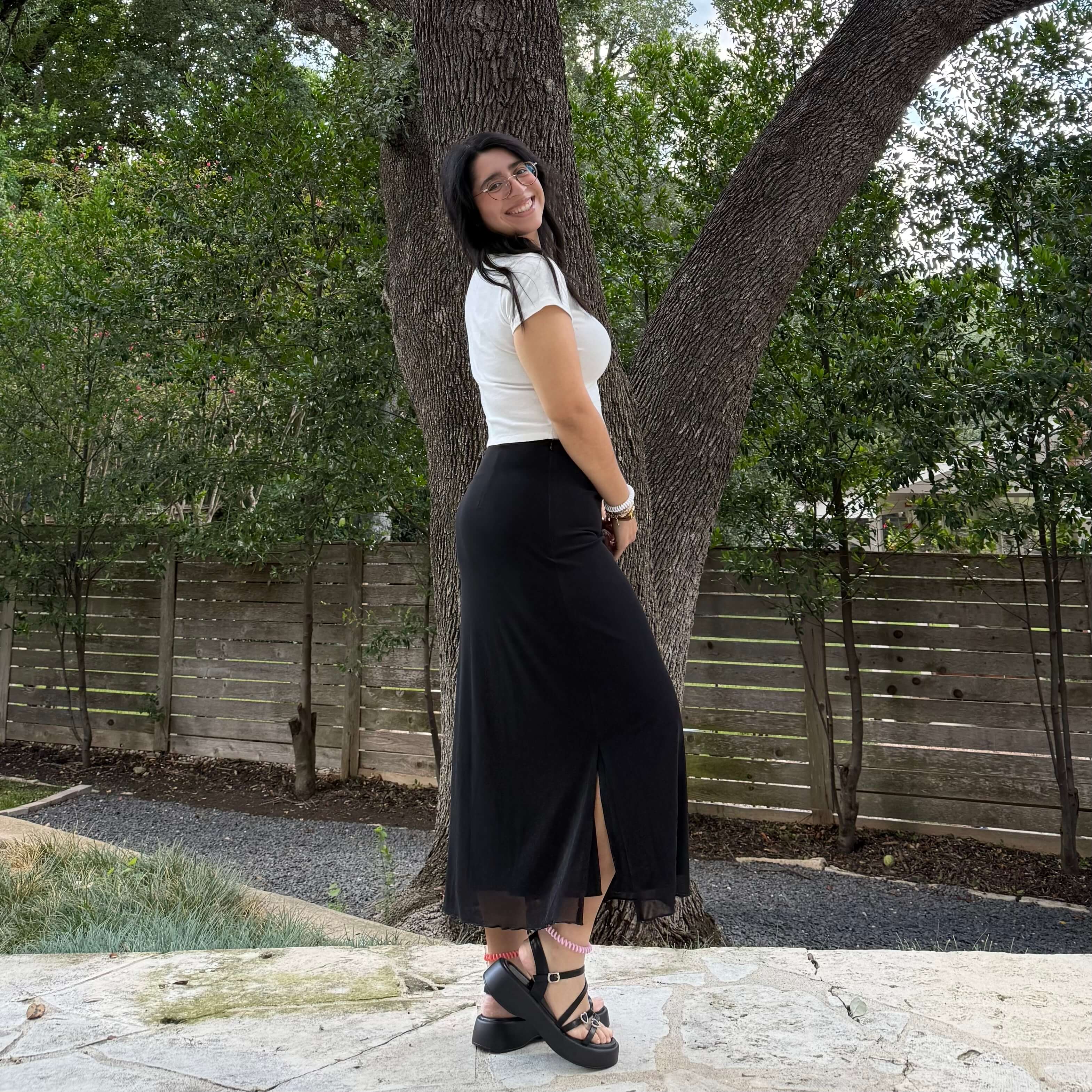 Flora Skirt - Black *Clearance Sale*