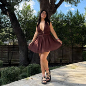 Espresso Dress - Brown