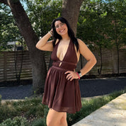 Espresso Dress - Brown