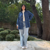 Denim Long-Sleeve Button-Up - Daisy *Clearance Sale*