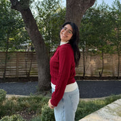 Storybook Cardigan - Cherry