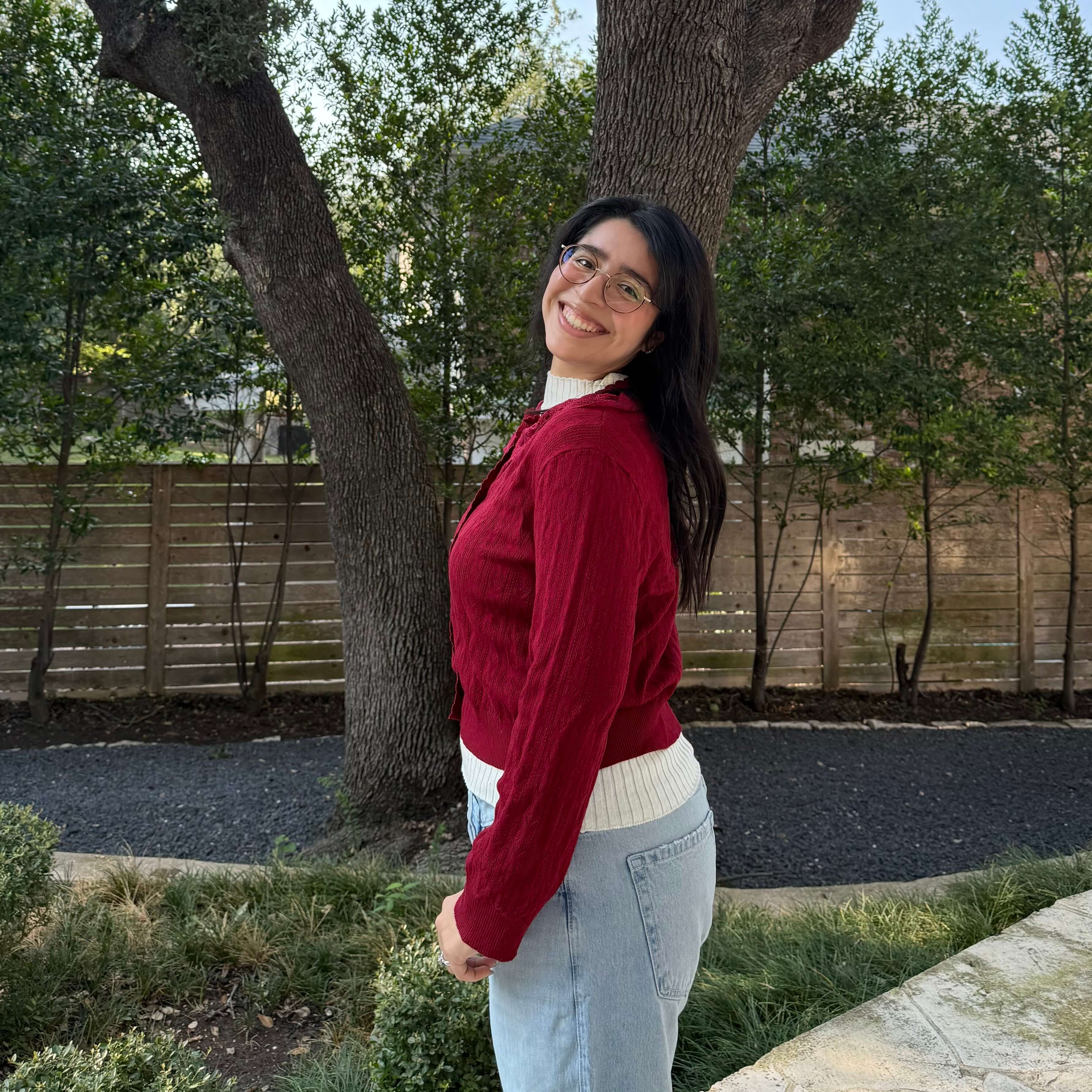 Storybook Cardigan - Cherry