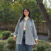 Denim Long-Sleeve Button-Up - Shining Star *Clearance Sale*