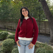 Storybook Cardigan - Cherry