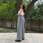 28" Inseam Picnic Pants - Black Gingham *Clearance Sale*