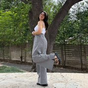 28" Inseam Picnic Pants - Black Gingham *Clearance Sale*