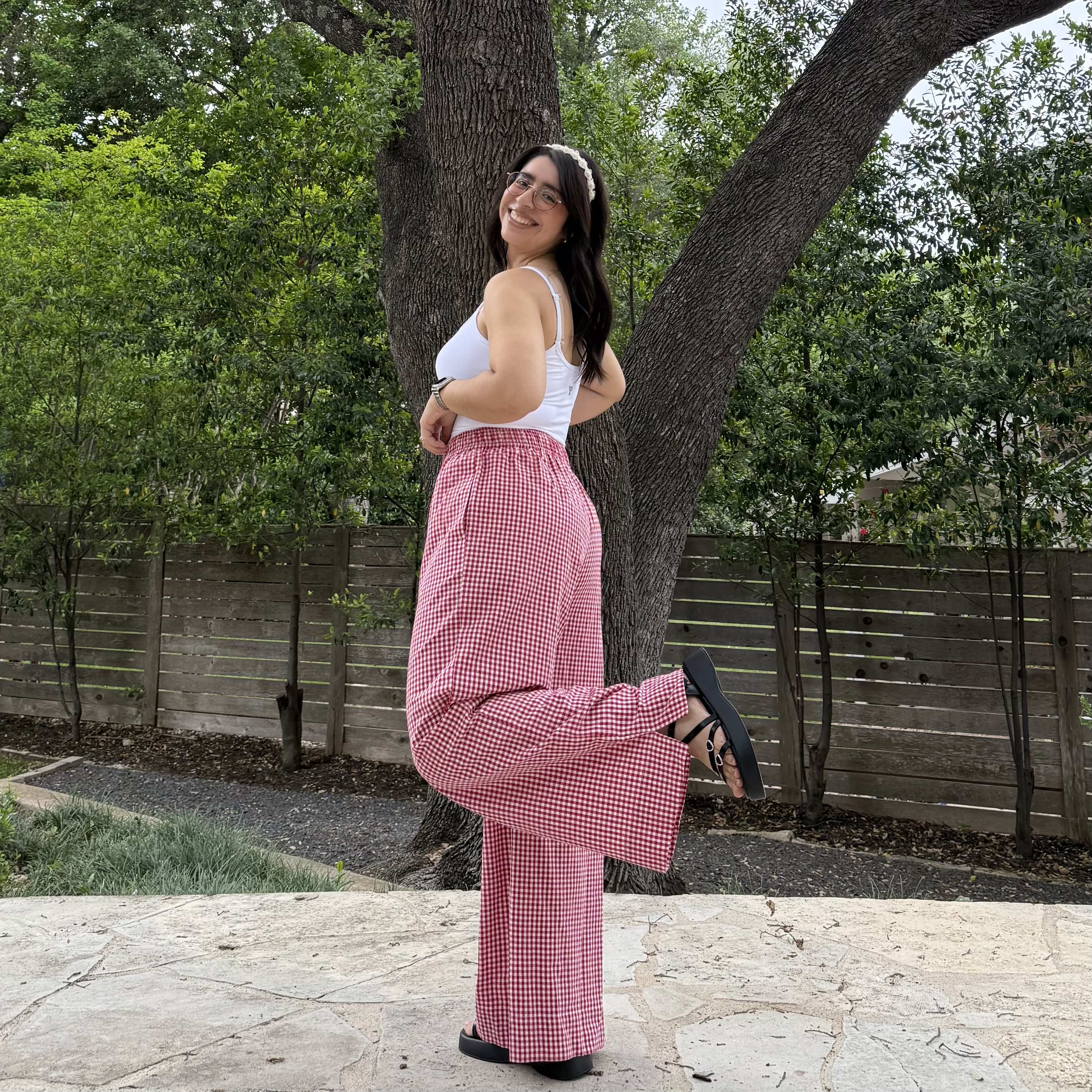 28" Inseam Picnic Pants - Red Gingham