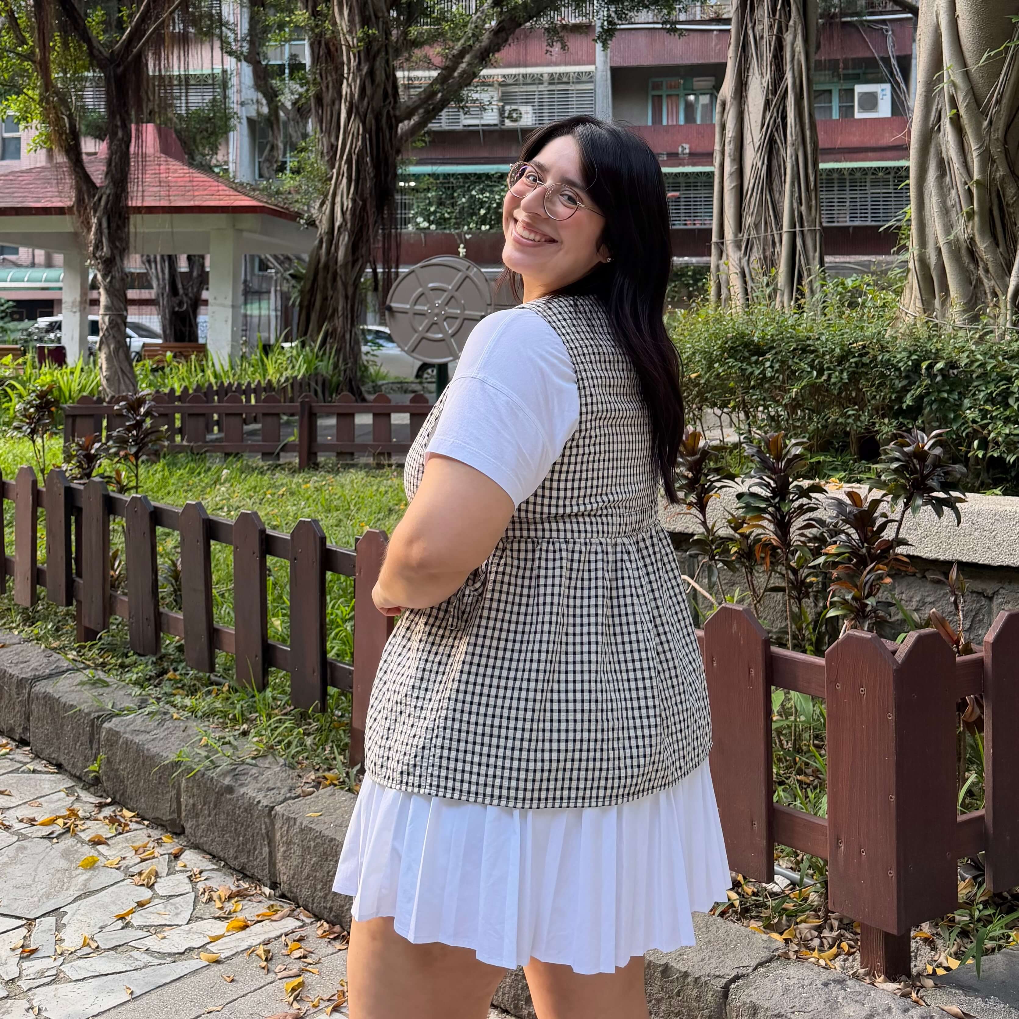 Dorothy Top - Black Gingham *Clearance Sale*