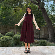 Cambridge Dress - Burgundy Plaid *Clearance Sale*