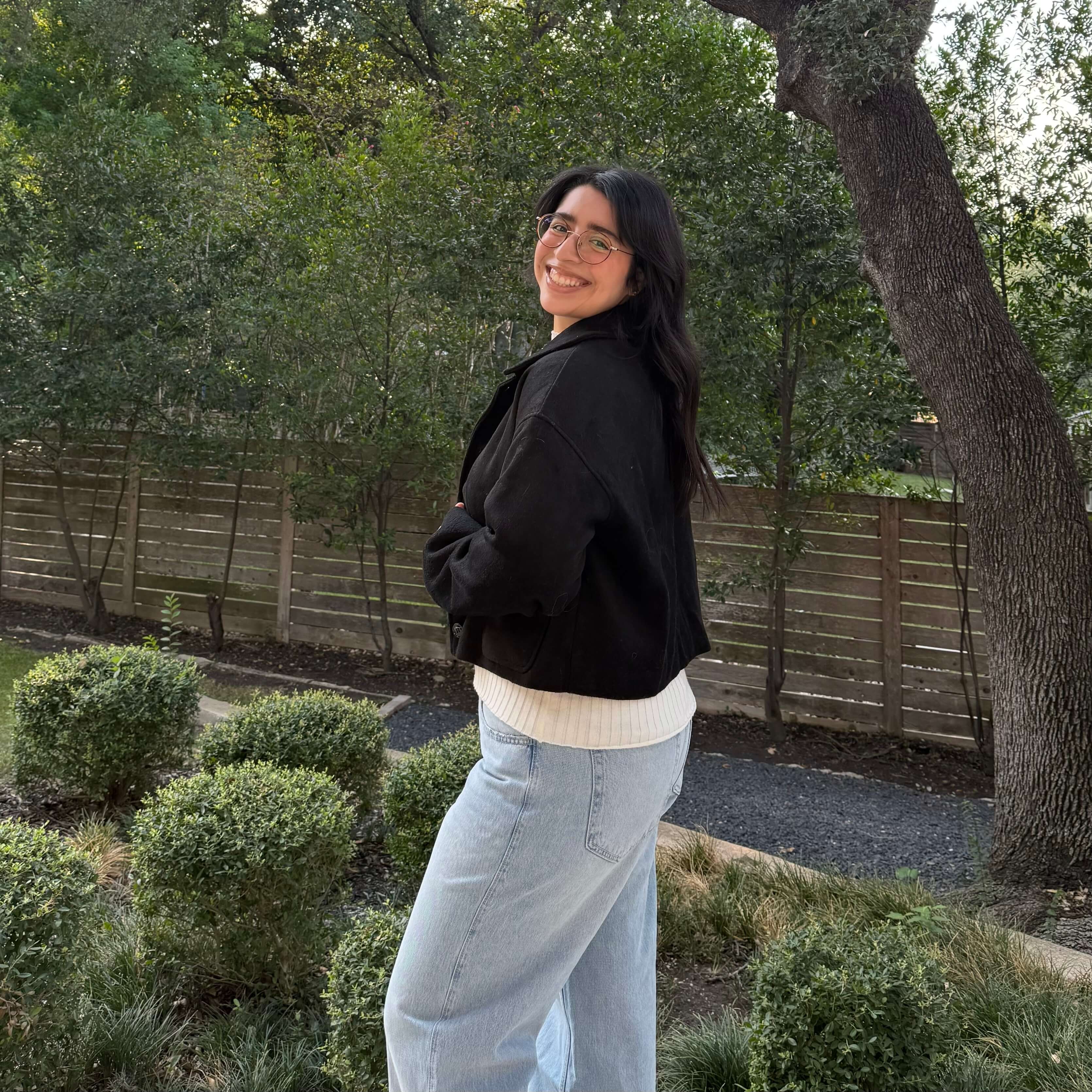 Classic Cropped Jacket - Black *Clearance Sale*