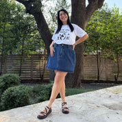Original Denim Mini Skirt - Medium Wash *Clearance Sale*