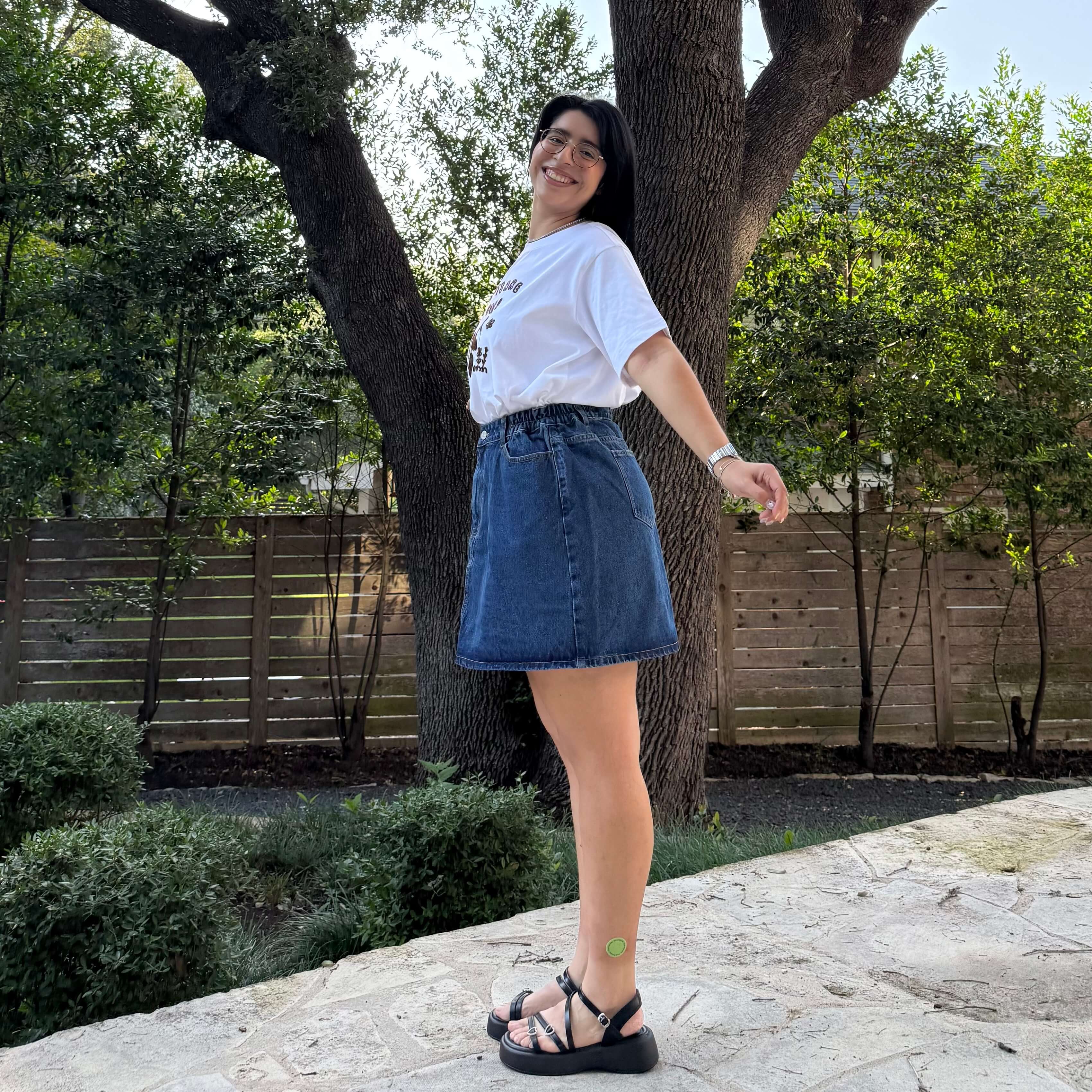 Original Denim Mini Skirt - Medium Wash *Clearance Sale*