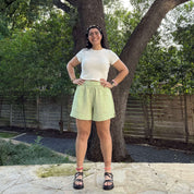 Summer Shorts - Celery